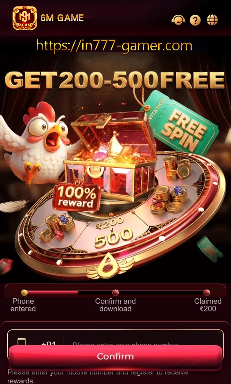 6M Game Android guide banner for Indian users