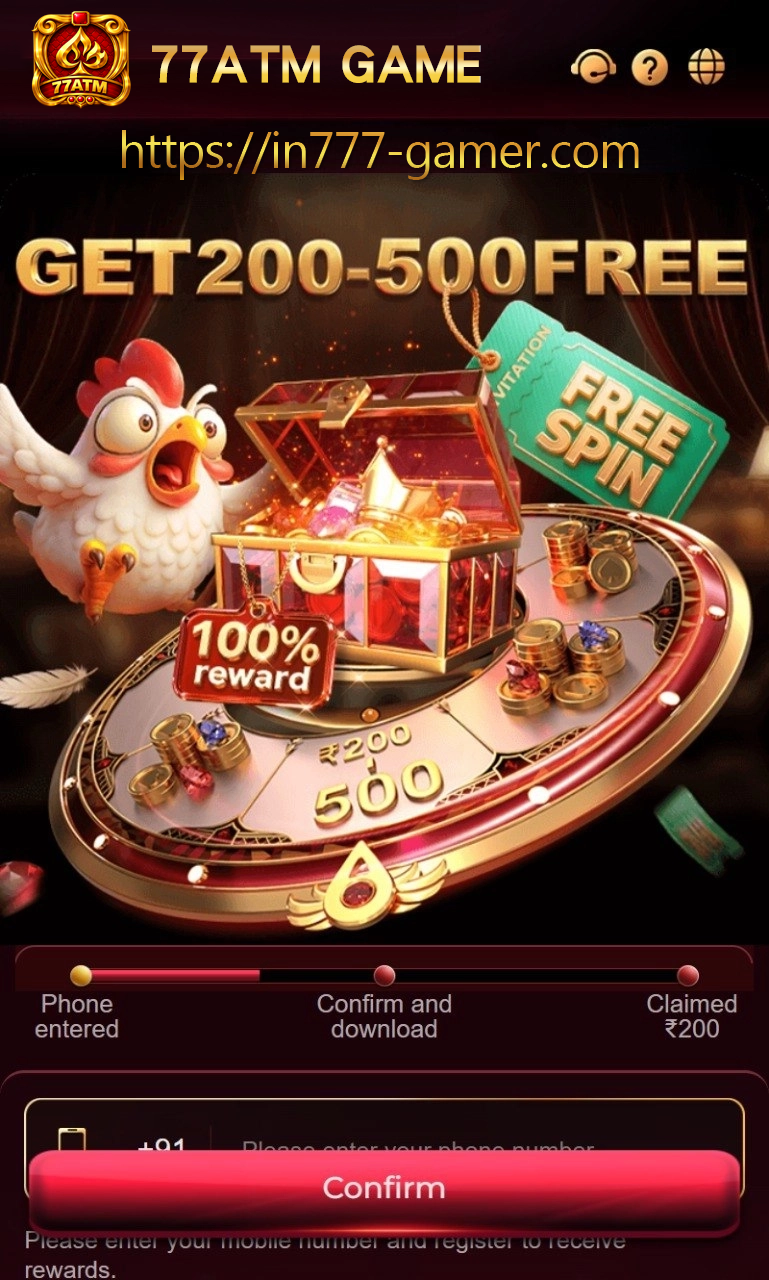 77ATM Game Android guide banner for Indian users