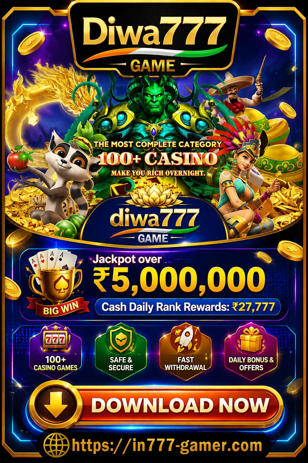 Diwa 777 Game Android guide banner for Indian users