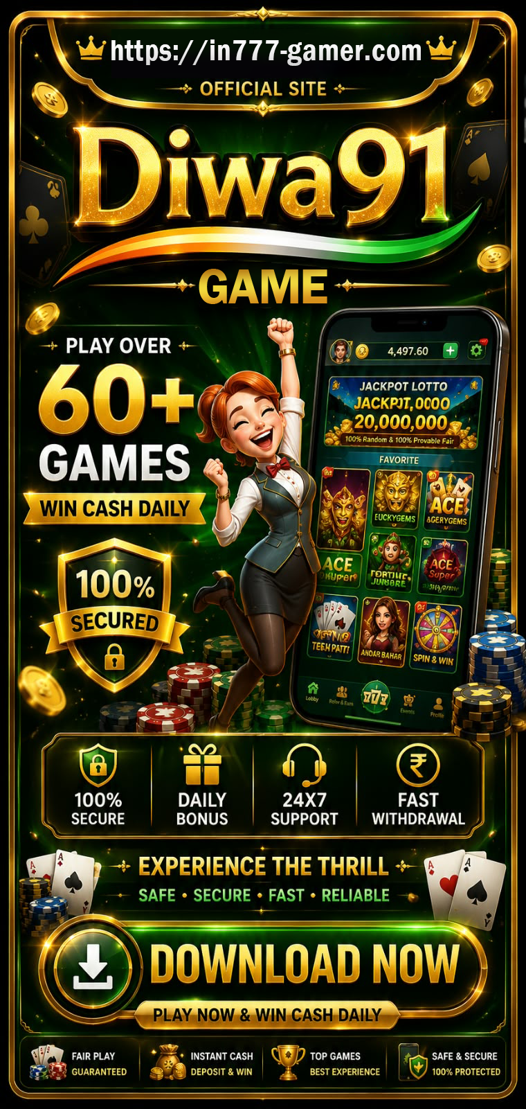 Diwa 91 Game Android guide banner for Indian users