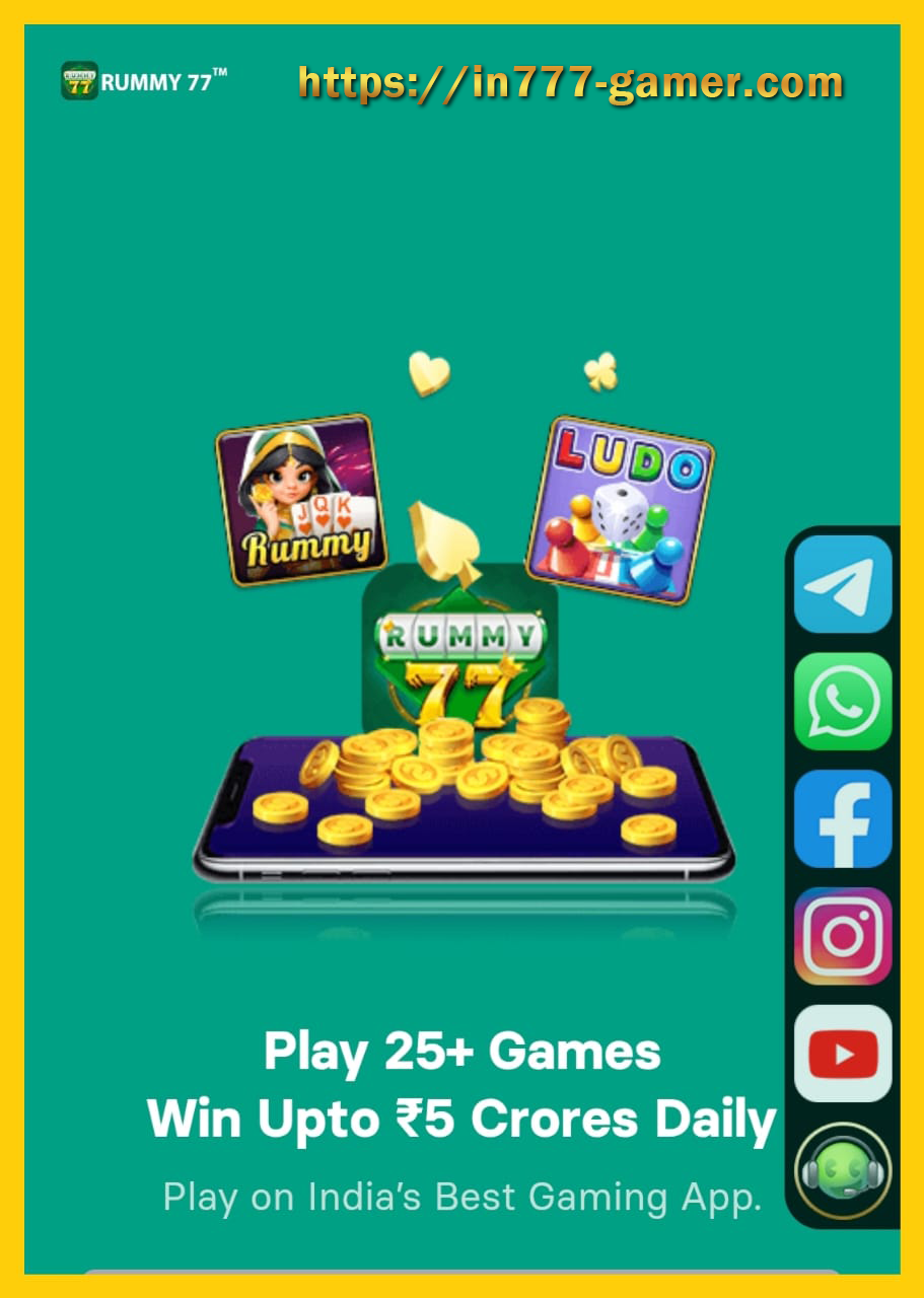 Rummy 77 Android guide banner for Indian users
