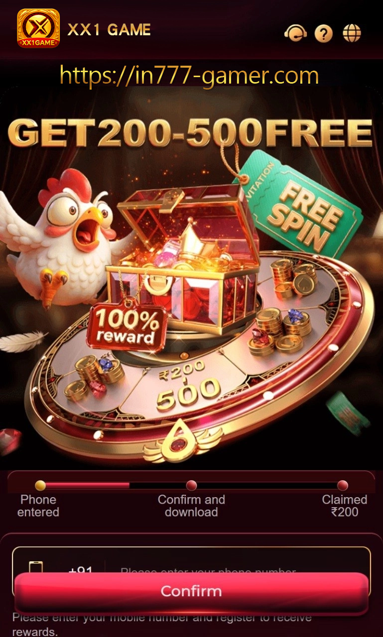 XX1 Game Android guide banner for Indian users