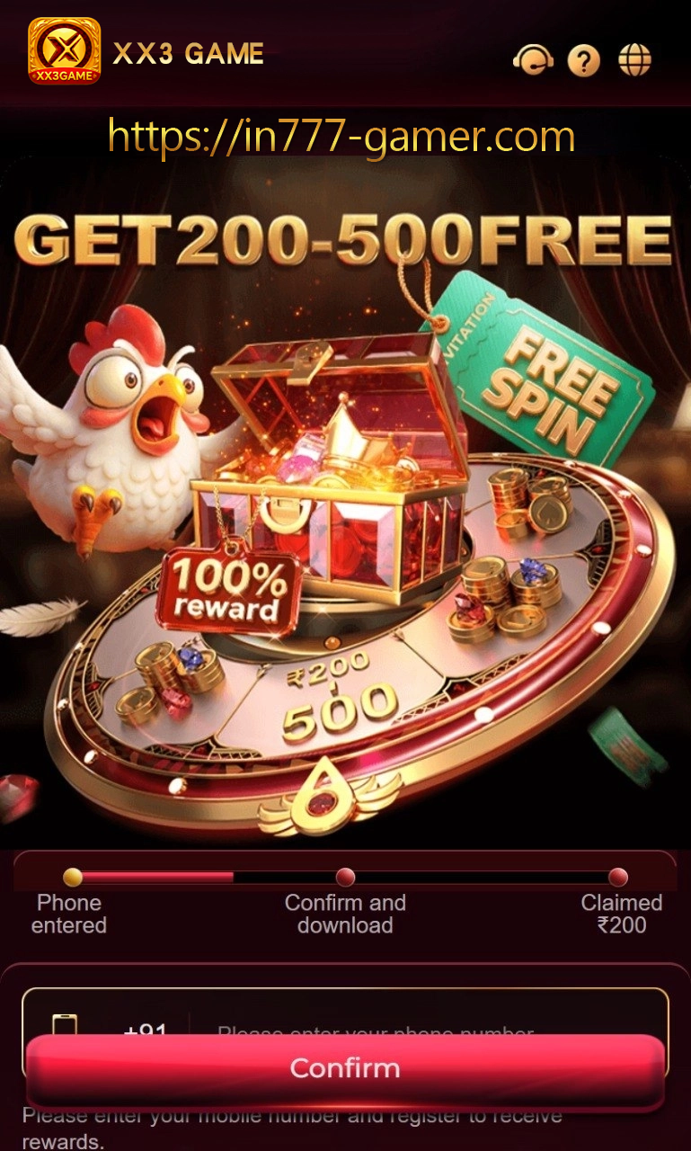 XX3 Game Android guide banner for Indian users
